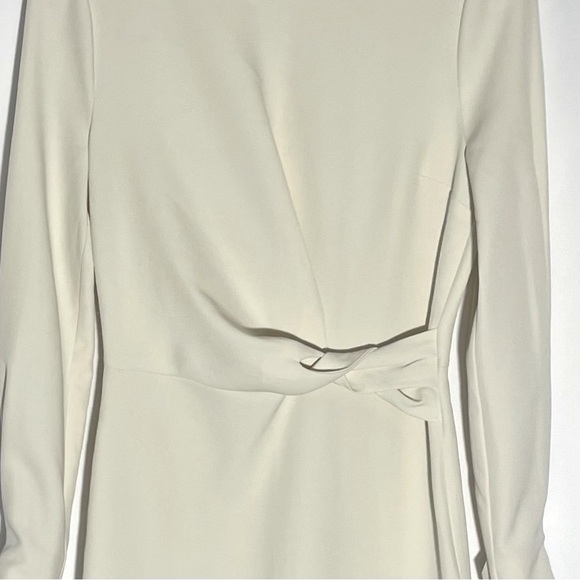 ZARA Long Sleeve Elegant Dress- Ivory - Picture 6 of 10